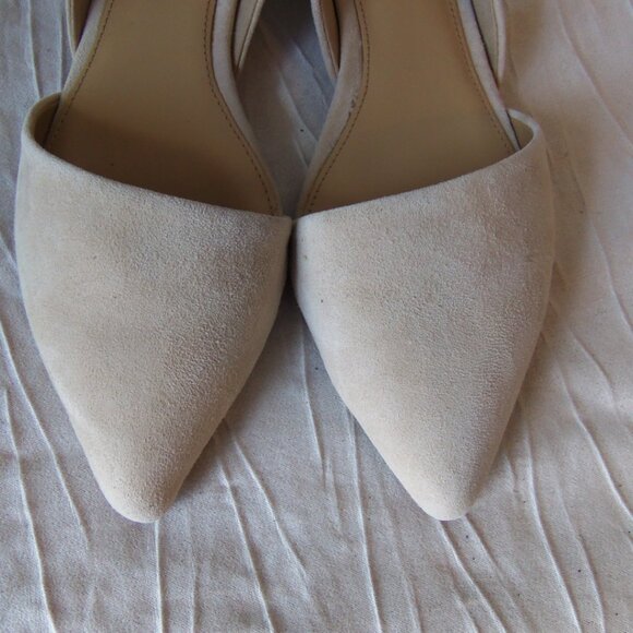 NEW J Crew Zoe D'Orsay Flats Tan Suede sz 8 - Picture 9 of 16